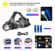Фонарь налобный светодиодный YYC-2224-2-PM10-TG+LED