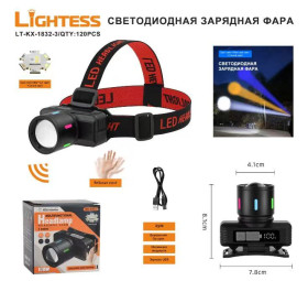 Фонарь налобный светодиодный Lightess LT-KX-1832-3