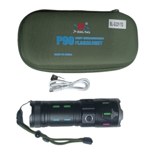 Фонарь ручной аккумуляторный X-Balog BL-G32Y-TG USB