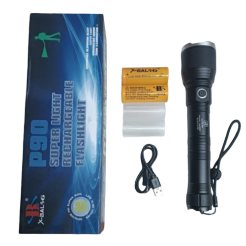 Фонарь ручной аккумуляторный X-Balog BL-G72-2-P90 USB