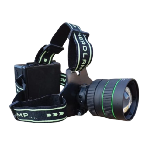 Фонарь налобный светодиодный YYC-2240-PM60-TG+12SMD