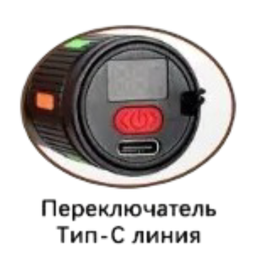 Фонарь ручной Lightess BL-623-PM10-TG+COB перезаряжаемый