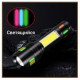 Фонарь ручной Lightess BL-623-PM10-TG+COB перезаряжаемый