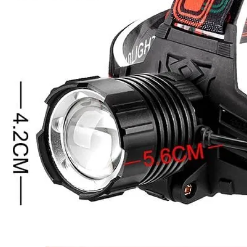 Фонарь налобный Lightess T116-PM30-TG светодиодный