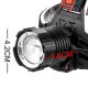 Фонарь налобный Lightess T116-PM30-TG светодиодный