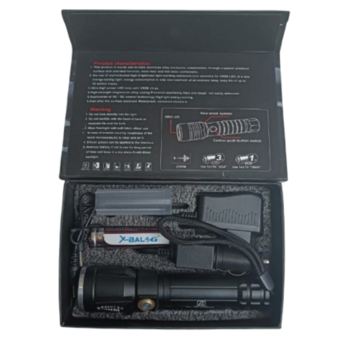 Фонарь с зарядкой Rotekors/X-Balog BL 770-T6