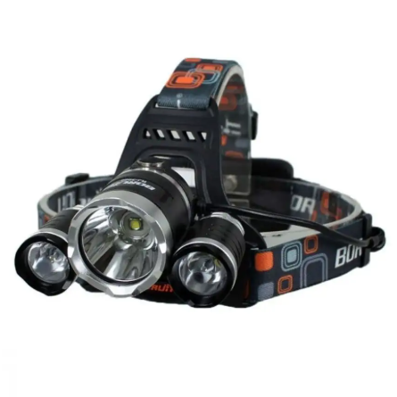 Фонарь налобный светодиодный YYC-RJ-3000-T6+2LED