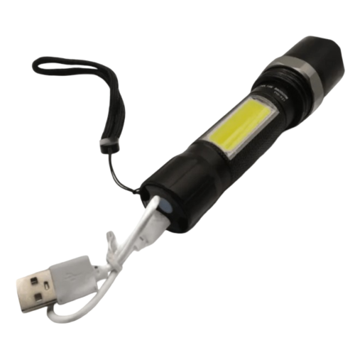 Фонарь аккумуляторный YYC-921-T6+COB-XML