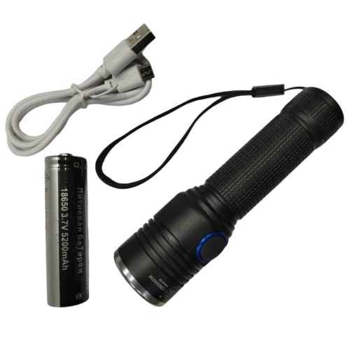 Фонарь ручной аккумуляторный X-Balog BL-S18-T6 USB