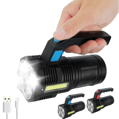 Фонарь ручной переносной YYC-SDT-1110 COB+4LED