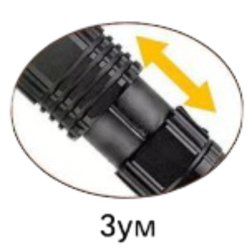 Фонарь ручной светодиодный Lightess T407-PM10-TG