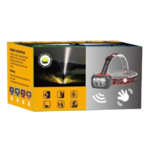Фонарь налобный светодиодный YYC-8807-3P30+6SMD
