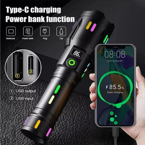 Фонарь ручной аккумуляторный X-Balog BL-G61-TG USB
