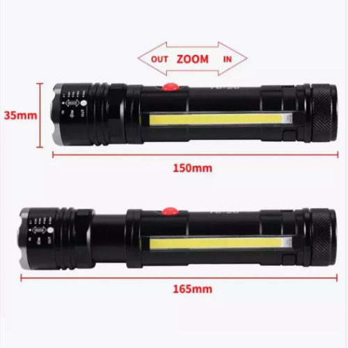 Фонарь ручной аккумуляторный Rotekors RK-T6-26 COB
