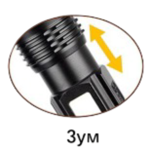 Фонарь ручной светодиодный Lightess 6528-PM30-TG+SMD