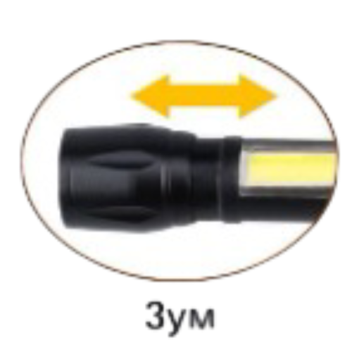 Фонарь ручной светодиодный Lightess FA521B-XPE+COB