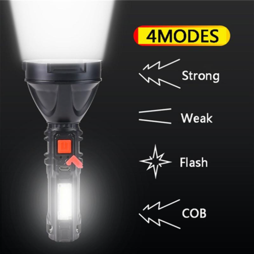Фонарь светодиодный перезаряжаемый YYC-831-COB+OSL LED
