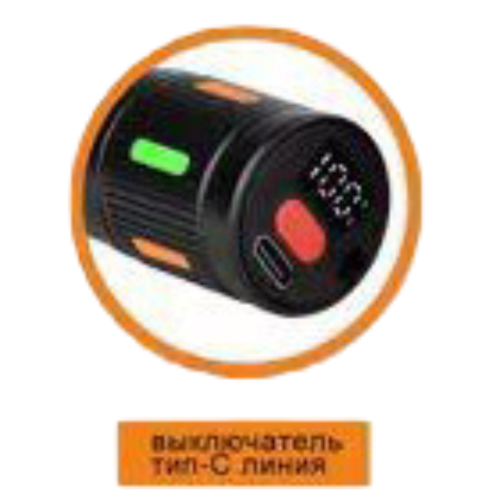 Фонарь ручной Lightess BL-623-PM10-TG+COB перезаряжаемый