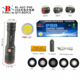 Фонарь ручной аккумуляторный X-Balog BL-A02-P90