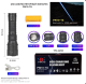 Фонарь ручной аккумуляторный X-Balog PM10-TG USB