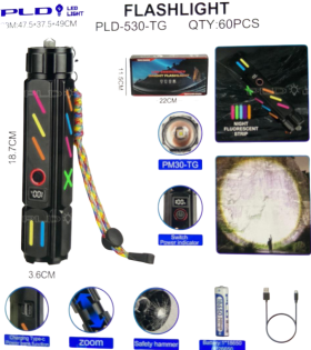 Фонарь ручной Rotekors PLD-530-TG LED аккумуляторный