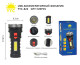 Фонарь аккумуляторный YYC-822-COB+OSL LED