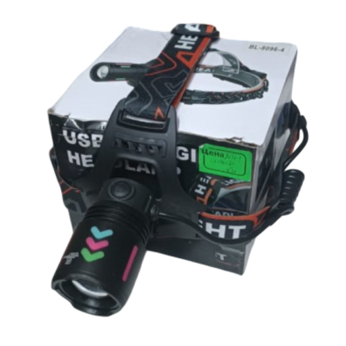 Фонарь налобный аккумуляторный Rotekors BL-8096-4