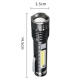 Фонарь ручной светодиодный YYC-P20-PM10-TG+COB