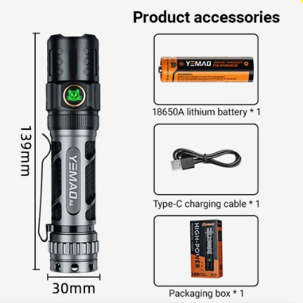 Фонарь ручной светодиодный YM-A7-P80 LED