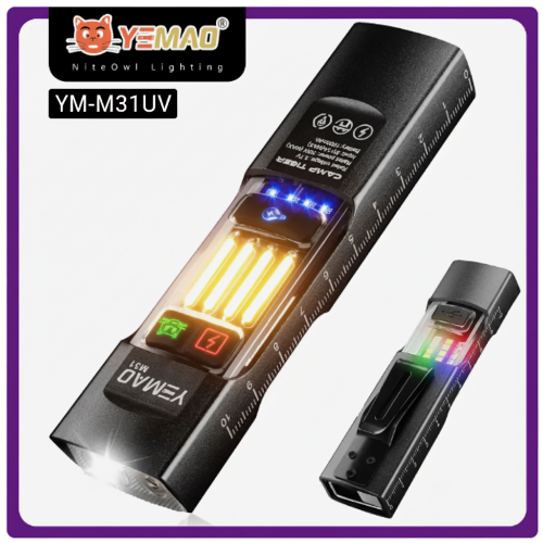 Фонарь ручной YM-M31UV светодиодный