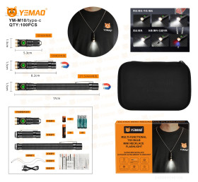 Фонарь ручной светодиодный YM-M10