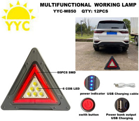 Аварийный знак YYC-W850-60SMD+6COB LED